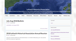 Desktop Screenshot of leftwich.org